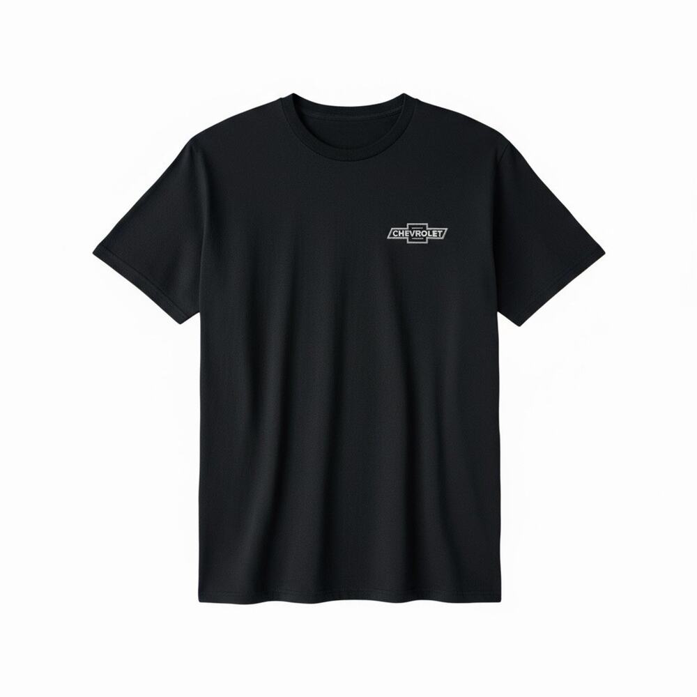 Chevy Car Tee Shirt American Flag Eagle Faded Logo Graphic Men's XL Black - Picture 2 of 3